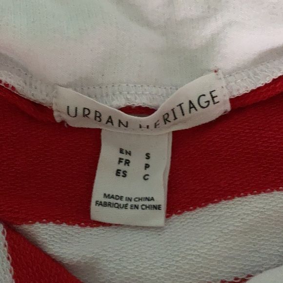 Red and white stripe collared shirt - Picture 5 of 5